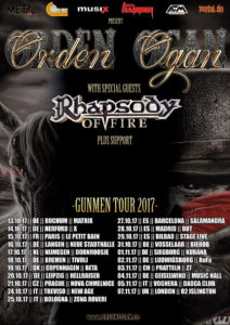 rhapsody of fire 2017 tour